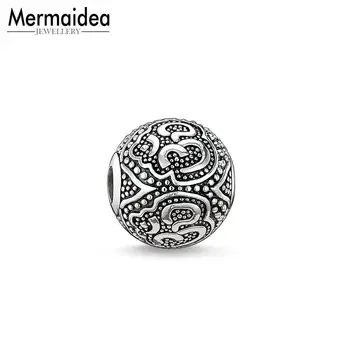 

Om BeadsSterling silver plated Beads Fits Bracelet Bangles Necklace Charms European DIY silver plated Jewelry Accessories Gift