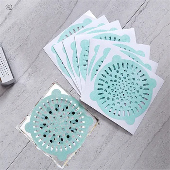 

Home Bathroom Accessories Disposable Sewer Hair Filter Sticker Kitchen Gadgets Anti-blocking Floor Drain Pool Filter Shower Tool