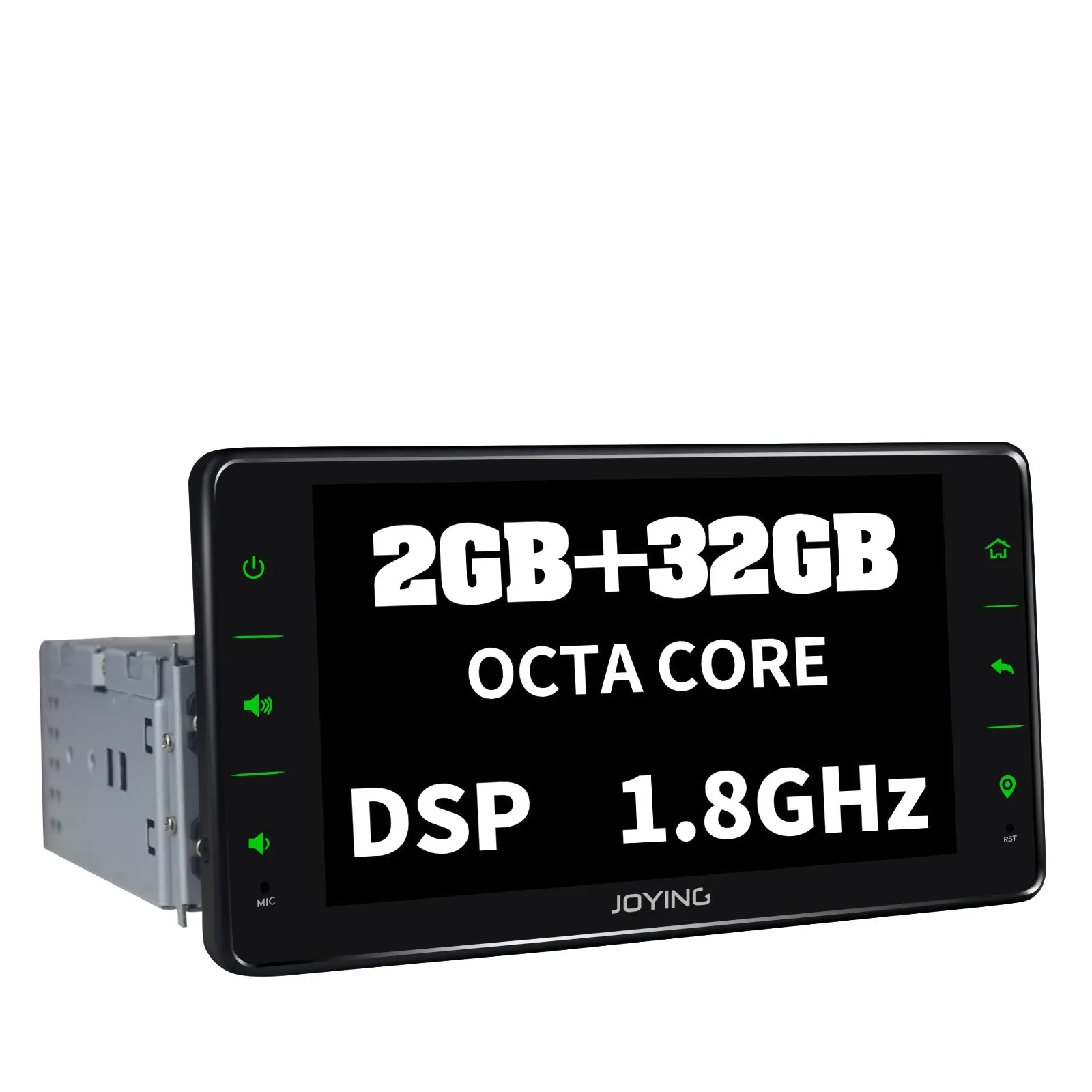 Best JOYING Car audio player 2GB RAM 32GB ROM Android 8.1 universal 6.2" car multimedia GPS receiver Mirror link DSP fast boot SWC HD 4