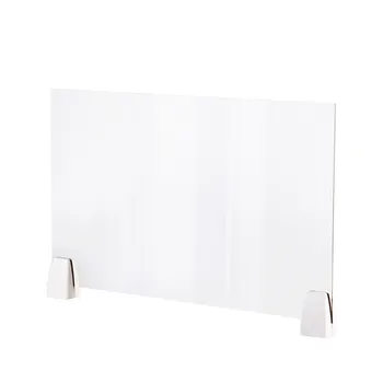 

2PC Sneeze Guard Shield Protection Safety Counter Top Perfection Reception Counter Side Office Reception Droplet Defense 50x32cm