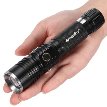

SkyWolfEye T6+XPE LED Mini Flashlight Telescopic Zoom Camping Flashligt Rechargeable Flashlight T6 Flashlight