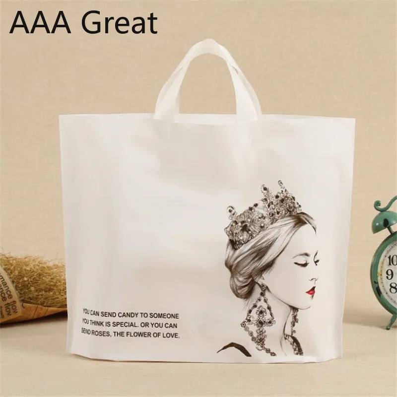 100 Stks/partij Plastic Zakken Verpakking Handvat Feestartikelen Grote Plastic Zakken Winkels Voor Kleding Gift Bags Met Handvatten Zak Zakjes 100 Stks/partij Plastic Zakken Verpakking Handvat Feestartikelen Grote Plastic Zakken Winkels Voor Kleding Gift Bags Met Handvatten Zak Zakjes