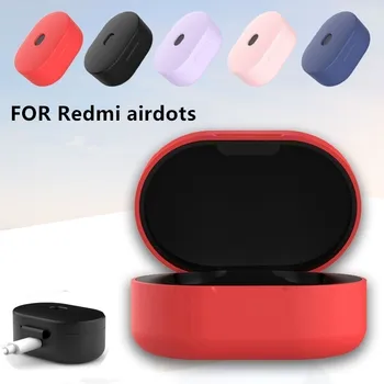 

Silicone Earphone Case for Xiaomi MI Redmi AirDots Headphones Protective Cover TWS Bluetooth Earphone Wireless Headset Shell