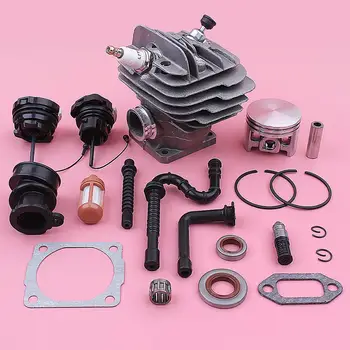 

44mm Cylinder Piston Decompression valve Kit For Stihl 026 MS260 Chainsaw 1121 020 1217 Oil Seal Fuel Cap Intake Pipe