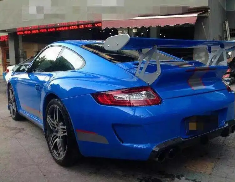 

High quality Carbon Fiber Car Rear Trunk Lip Spoiler Wing Fits For Porsche Carrera 911 997 2005 2006 2007 2008 2009 2010 2011