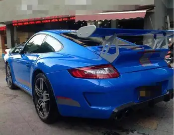 

High quality Carbon Fiber Car Rear Trunk Lip Spoiler Wing Fits For Porsche Carrera 911 997 2005 2006 2007 2008 2009 2010 2011