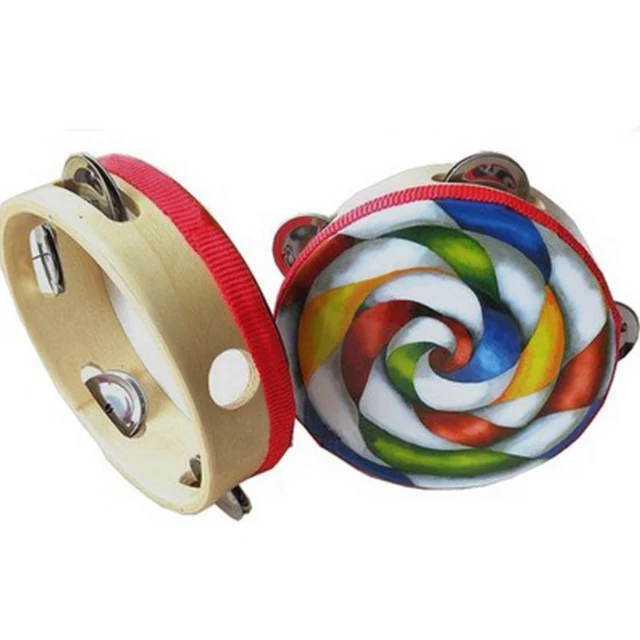 Children Mini Drum Kids Early Educational Musical Instrument Baby Toy Beat Instrument Hand Drum Toy 5