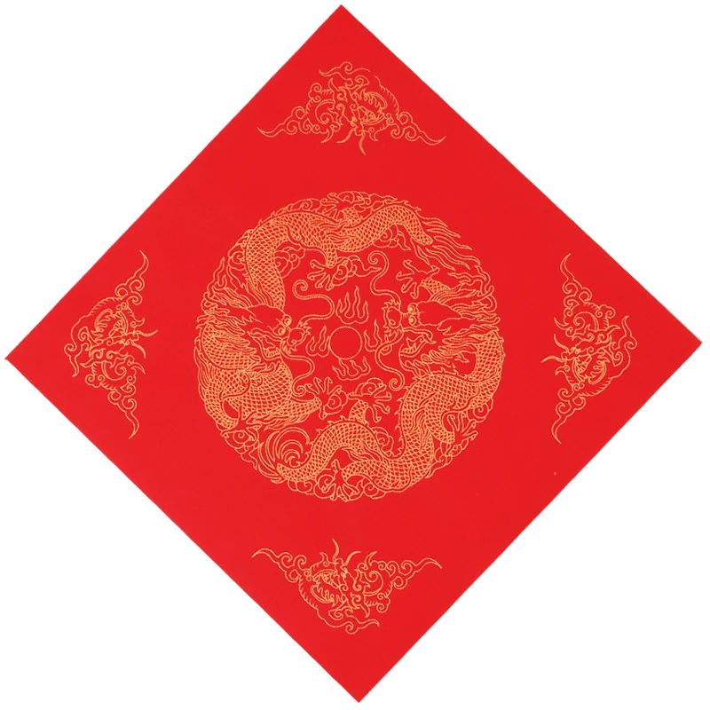 Красная китайская Новогодняя бумага Xuan