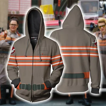 

Ghostbusters 3D Print Hoodies Women Men Stay Puft Marshmallow Man Sailor Printed Hooded Sweatshirts Cosplay Costume Coat