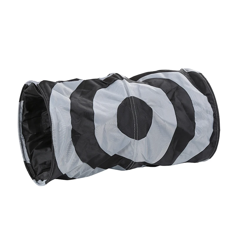 foldable cat tunnel interactive toy in stock pet products - Цвет: black