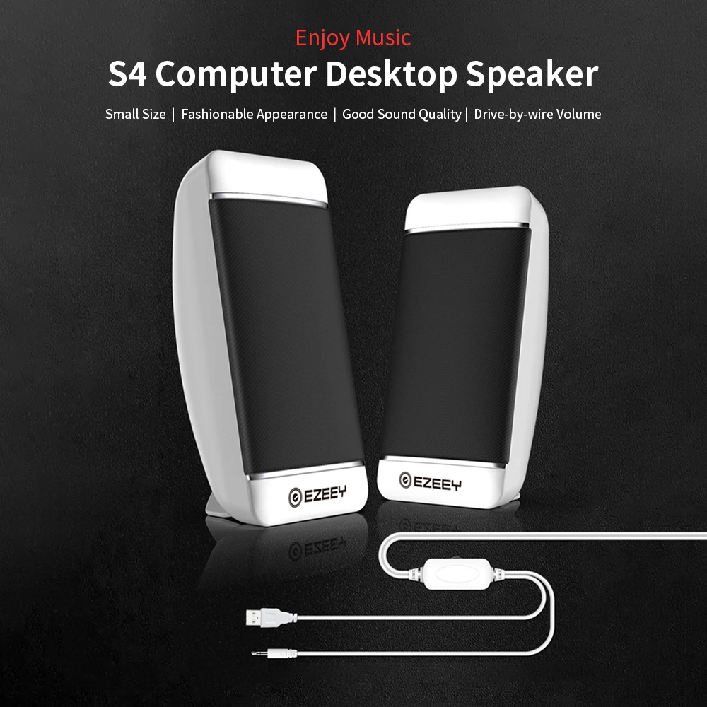 S4 портативный сабвуфер USB проводной мультимедийный динамик мини настольный компьютер динамик мобильный телефон ноутбук динамик