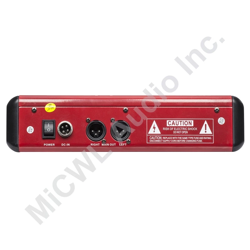 Red color EFX4 4 Channel Bluetooth Mixer Sound