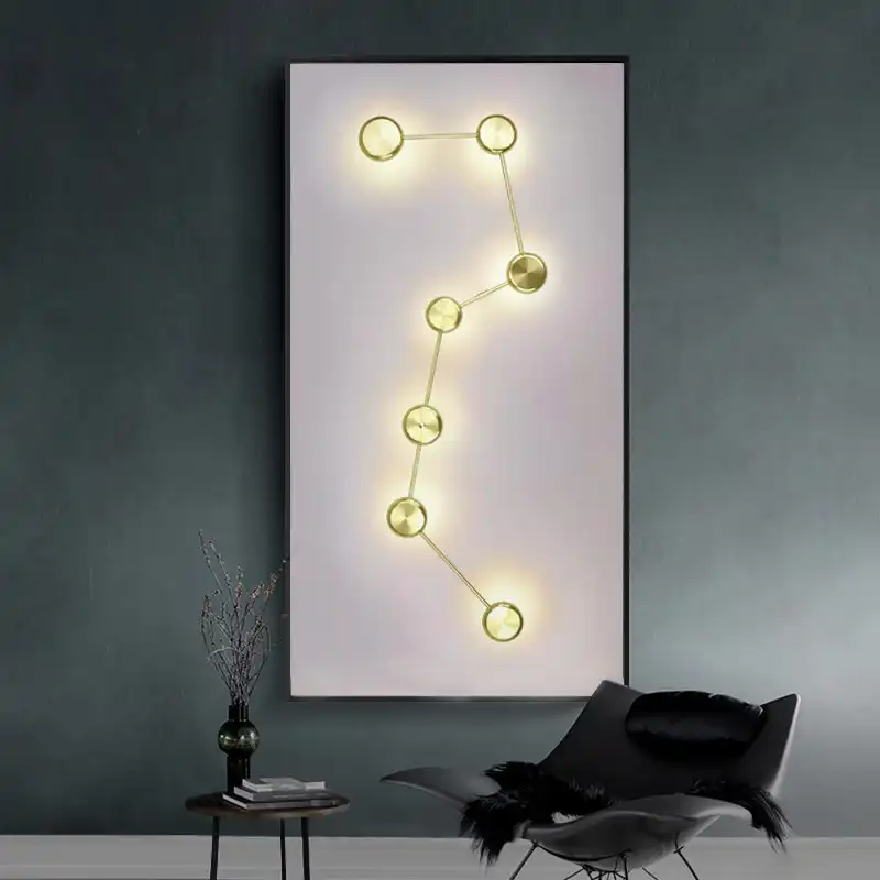 Big Dipper Ceiling Lamp Wall Lamp Dual Purpose Northern European