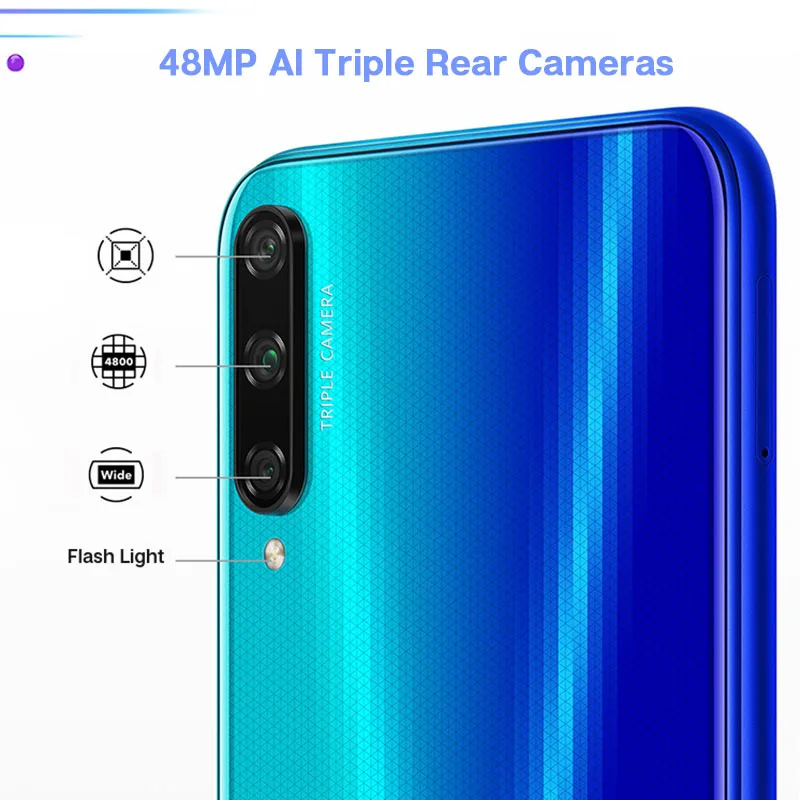  Original Honor Play 3 Google Play Kirin 710 F Octa Core Smartphone 48MP AI Triple Cameras 6.39