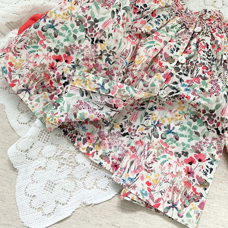 1-6Yrs Spring Autumn Kids Baby Girls Printing Shirt For Girls Shirt Kids Baby Girl Children's Clothes