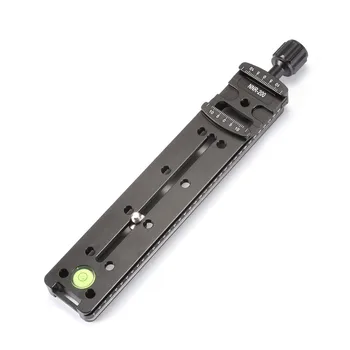 

200mm Nodal Slide Macro Rail Plate Metal Quick Release Clamp Fit Arca AS DSLR Cameras Camcorder DV