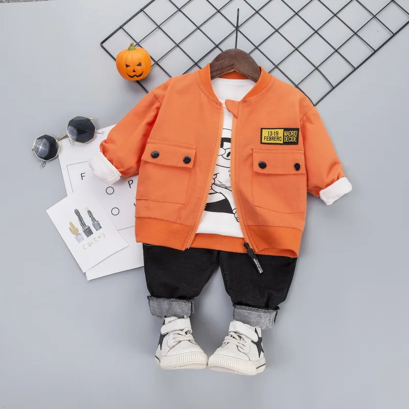

Childrenswear BOY'S 2020 Spring New Style Children Suit 1-3 Years Old Baby Three-piece Set Infants Clothes Fashion