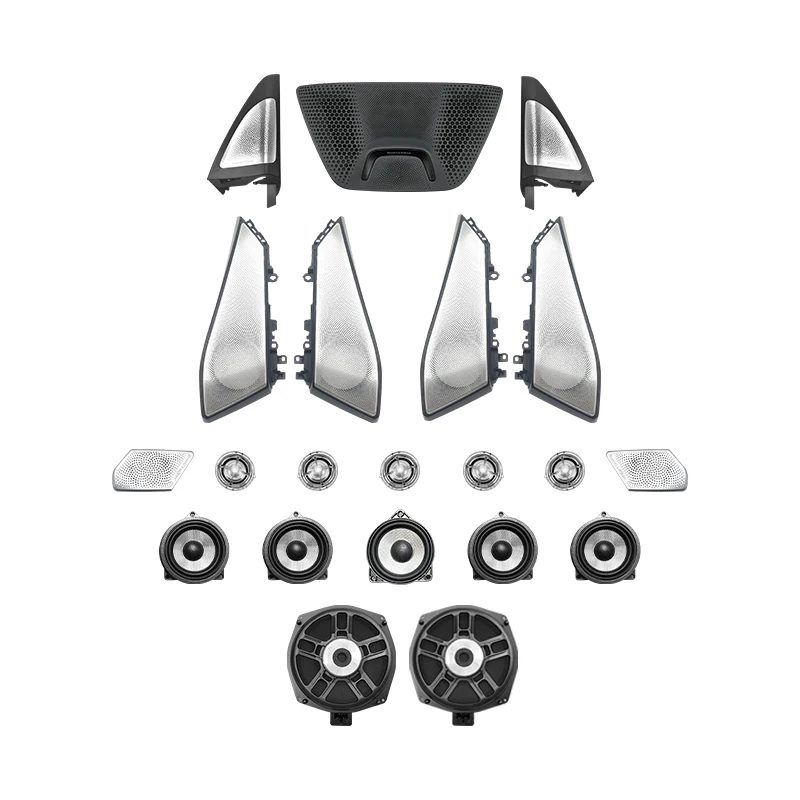 자동차 앞뒤 도어 글로우 트위터, 야광 조명 트림, 서브우퍼 오디오 스피커, 혼 LED 커버, BMW X5 G05 X7용