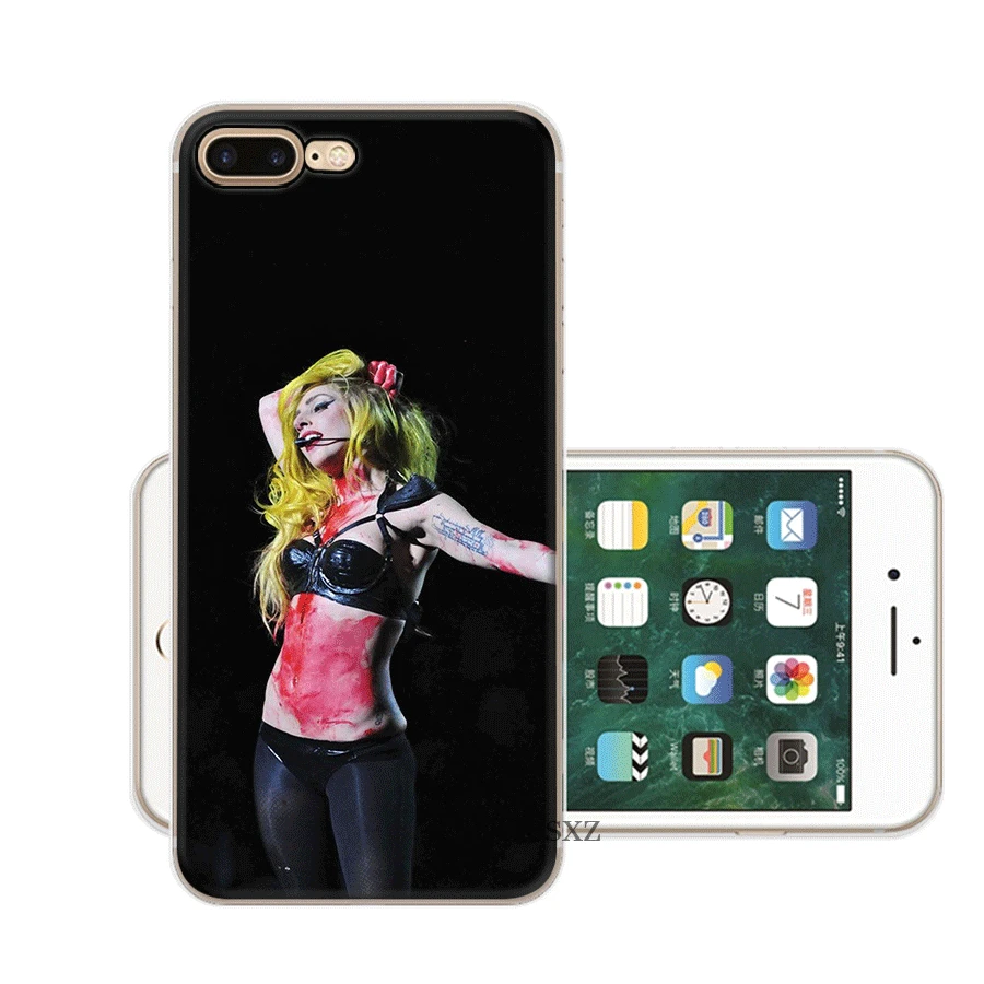 Чехол для мобильного телефона из ТПУ для iPhone 11 Pro X XS Max iPhone XR 6 6S 7 8 Plus 5 5S SE, чехол для леди Gaga Cool - Цвет: 7