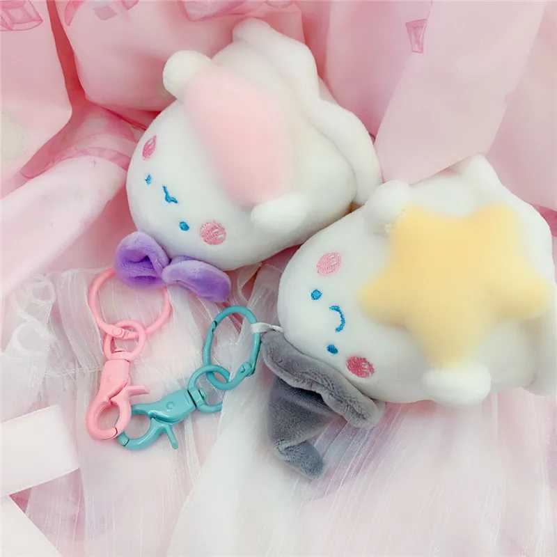 10 см Kawaii Мультфильм привидение Маленькая подвеска брелок чучела плюшевая подвеска креативная Милая спектрная сумка в виде плюшевой игрушки подвеска детские подарки