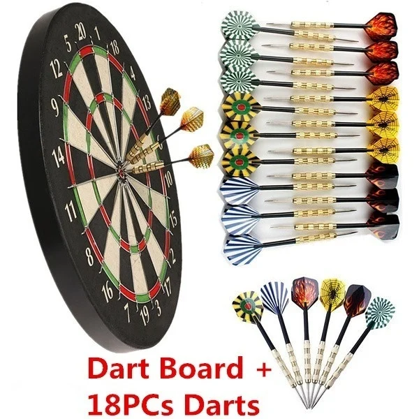 12dart board18 darts 12/15 \ Флокирование Дротика доска для записей 6/18 шт. Дротика s домашний развлекательный клуб для отдыха - Цвет: 12dart board18 darts