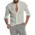 Men's Casual Blouse Cotton Linen Shirt Loose Tops 16