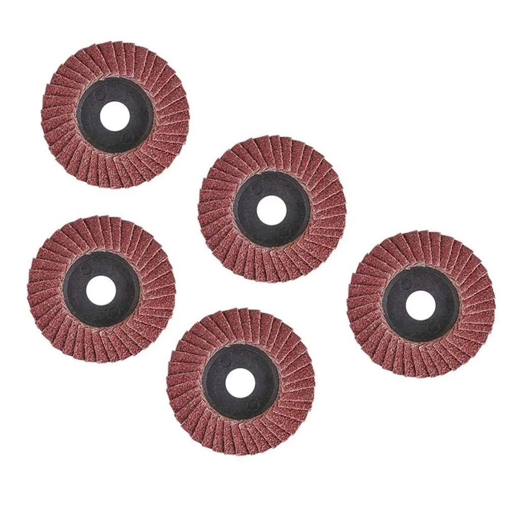 

5 PCS Grinding Wheel Saw Disc Circular Cutting Disc Professional Grade 50mm Flap Polishing Disc for Angle Grinder Pack of 5