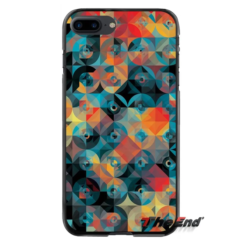 Аксессуары чехол для телефона мозаика для Apple iPhone 4 4s 5 5S 5C SE 6 6S 7 8 Plus X iPod Touch 4 5 6