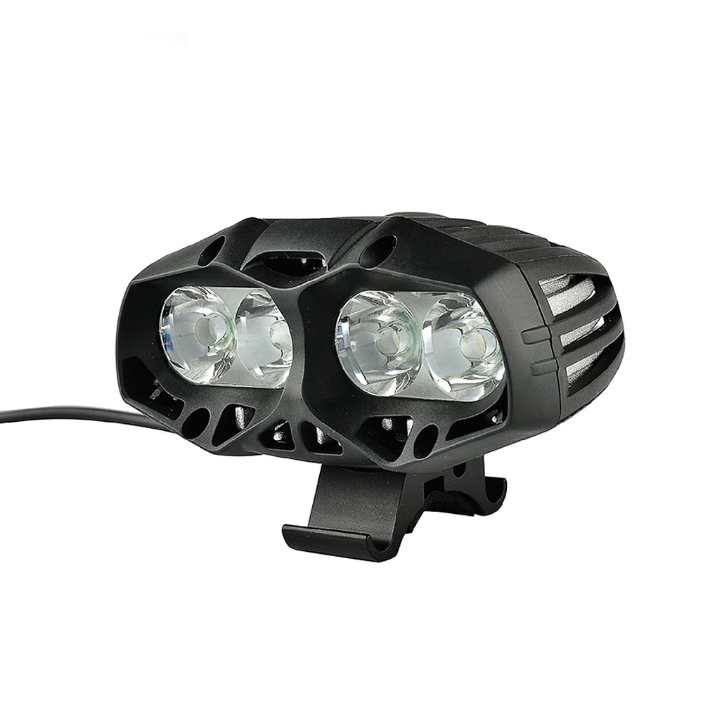 Powerful 10000Lm 4x XML T6 LED Head Front Bicycle Lamp Bike Light Headlight WTE