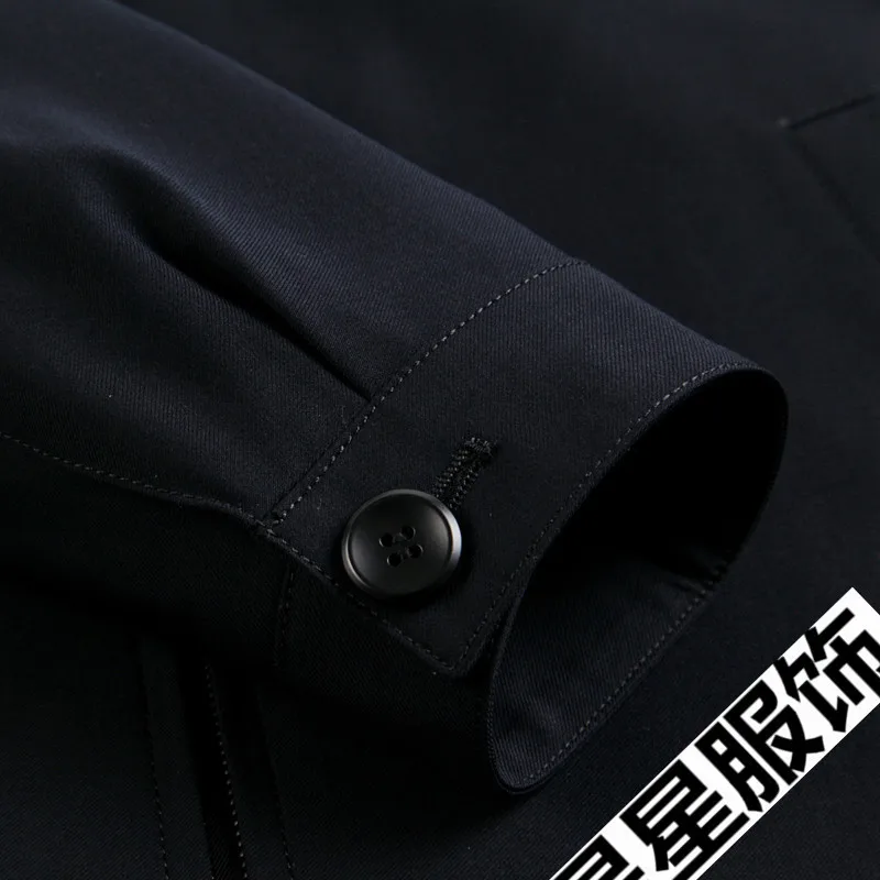 6XL 8XL 5XL men's coat thin spring and autumn seasonal work wear double-sided middle-aged men's jacket work clothes large code