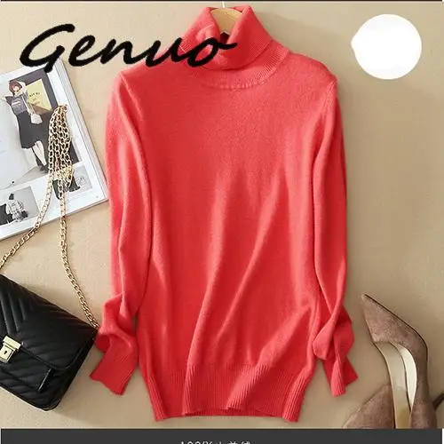 Women's Sweater Slim Winter Turtleneck Cashmere Sweater Women Basic Cashmere Sweaters For Women Sweaters And Pullovers Knitted