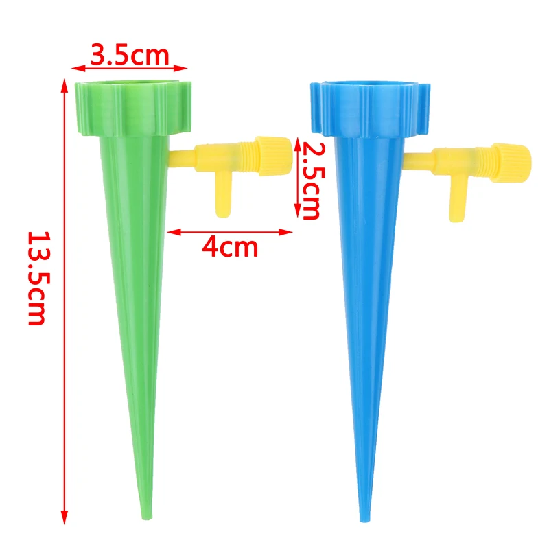12pcs/set Useful Self Watering Adjustable Stakes System Vacation Plant Waterer Self Automatic Watering Spikes Irrigation System