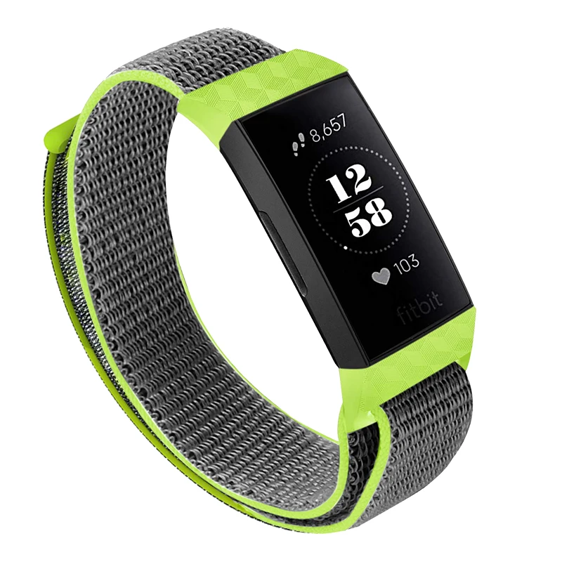 Laforuta браслет для Fitbit Charge 3 Band Charge3 нейлоновый ремешок для часов Женский Мужской Браслет Фитнес Спорт петля аксессуары