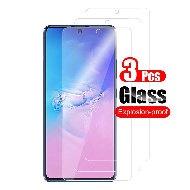 

Закаленное стекло для Samsung Galaxy S10 Lite, Защитная пленка для Samsung Galaxy S10 Lite, SM-G770F, 3 шт.