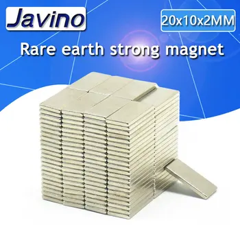 

5/10/15/20/50Pcs 20x10x2 Neodymium Magnet 20mm x 10mm x 2 N35 NdFeB Block Super Powerful Strong Permanent Magnetic imanes Disc
