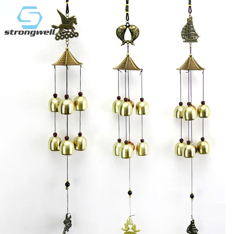 Stongwell Chinese Traditional Alloy Bronze Wind Chimes Handmade Crafts