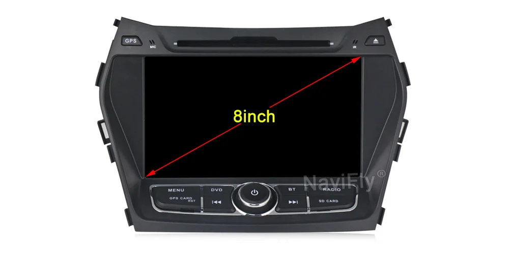 NaviFly " 2 Din DSP Android 9,0 автомобильный dvd-плеер для hyundai IX45 Santa fe 2013 авто радио gps навигация wifi DVR Carplay