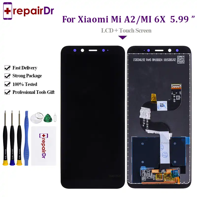 ЖК дисплей 5 99 дюйма для Xiaomi Mi A2 сенсорный экран дигитайзер в сборе с рамкой Новый