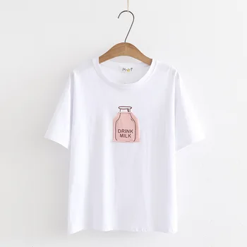 

2019 Fashion Women T Shirt Printed 100% Cotton Style Female Casual T Shirt