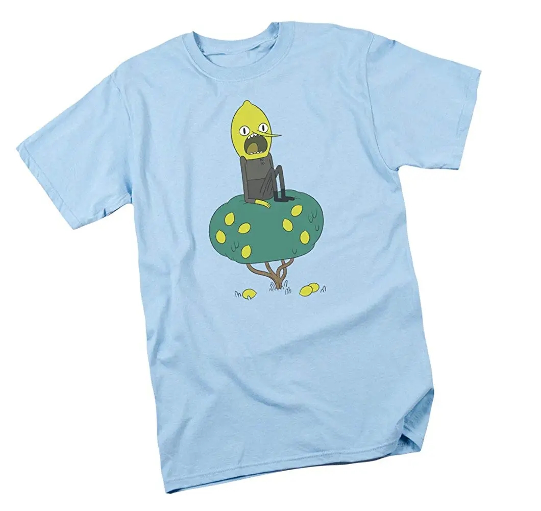Мультяшная сеть Lemongrab-Adventure Time взрослая футболка базовые Топы