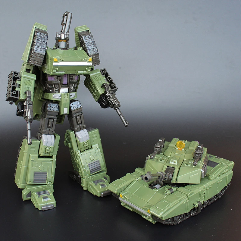 Робот-трансформация JinBao Devastator 5 в 1, размер 43 см, военный автомобиль, модель танка, аниме фигурка, Детские комбинированные игрушки