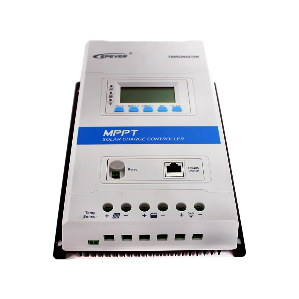 Epever 40A/30A/20A зарядное устройство на солнечной батарее и Dis контроллер 12V 24V
