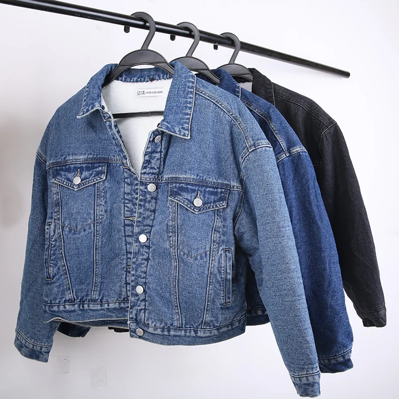 LEIJIJEANS, зимняя теплая куртка для девушек, зима-осень, съемный большой меховой воротник, пальто для девочек, джинсовая куртка, базовое Женское пальто, большое