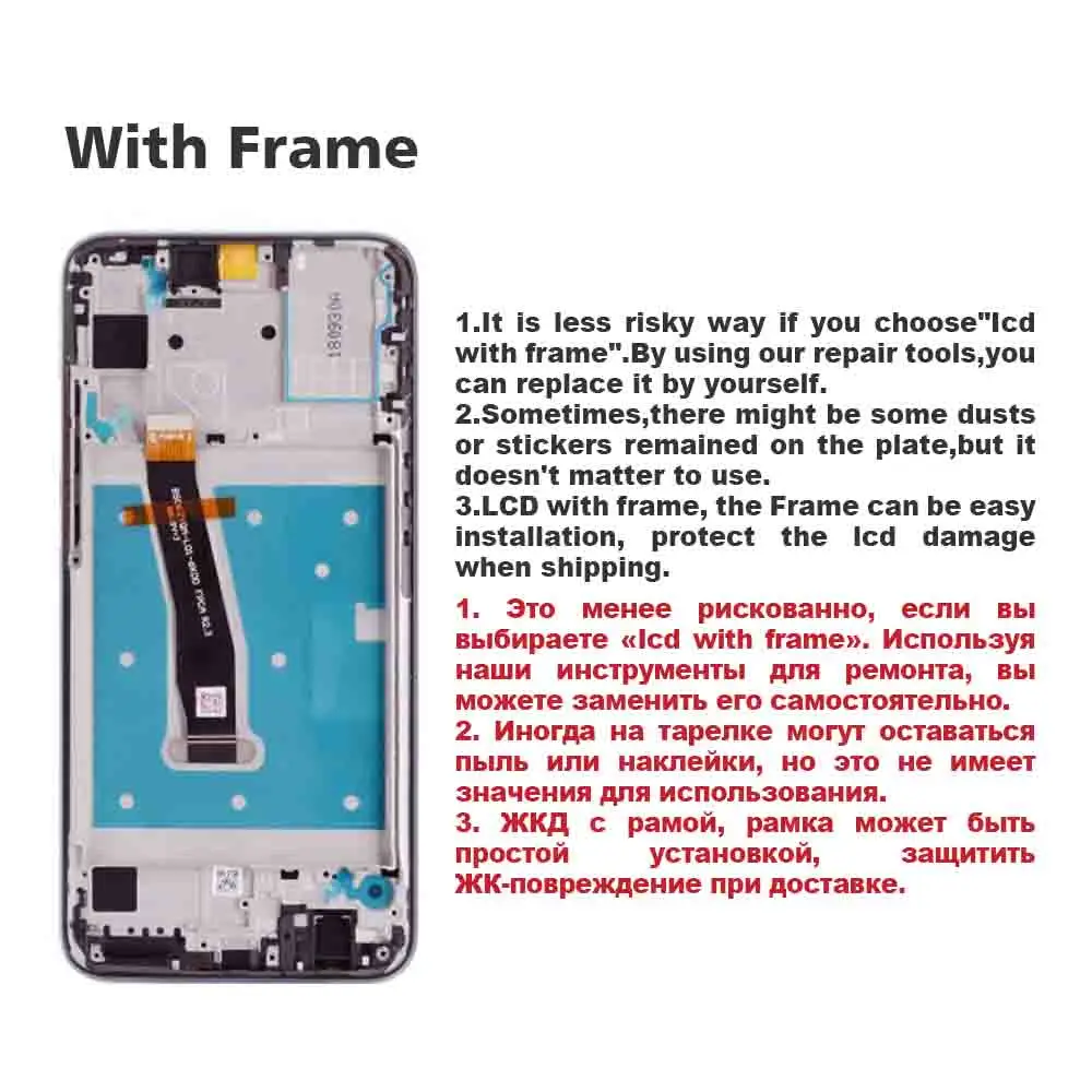 Huawei Original 6.21" Honor 10 Lite LCD Display Touch Screen Digitizer For Huawei Honor 10 Lite Display LCD Replacement Parts