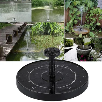 

Mini Solar Powered Fountain Garden Pool Pond Solar Panel Floating Fountain Garden Decoration Water Fountain Drop Shipping
