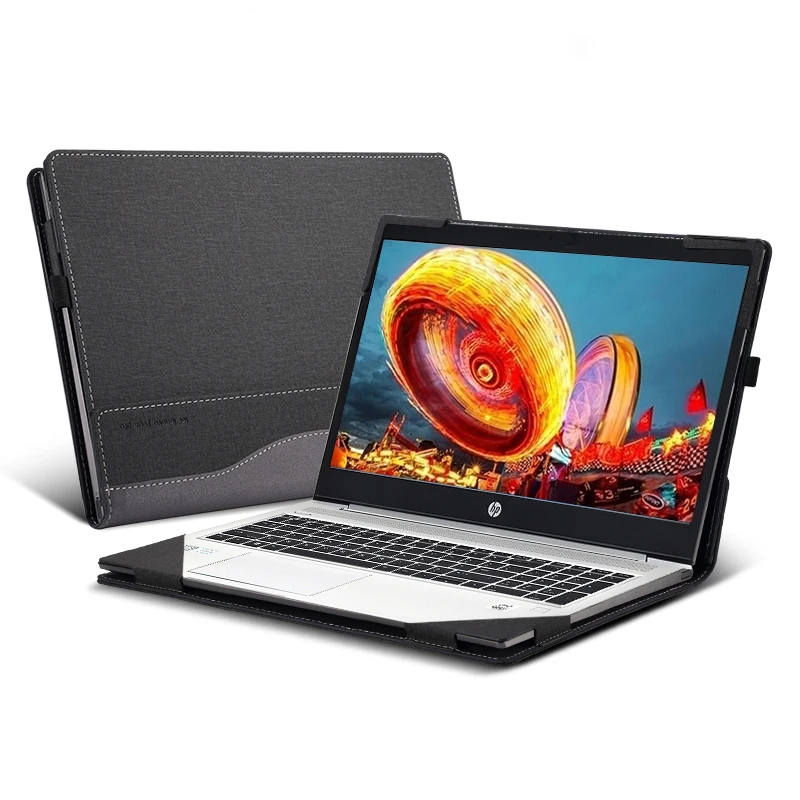 Laptop Capa Protetora para hp Pavilion X360 Couro pu Conversível Modelo Série 14 dy 14 em Unisex Patchwork Presente