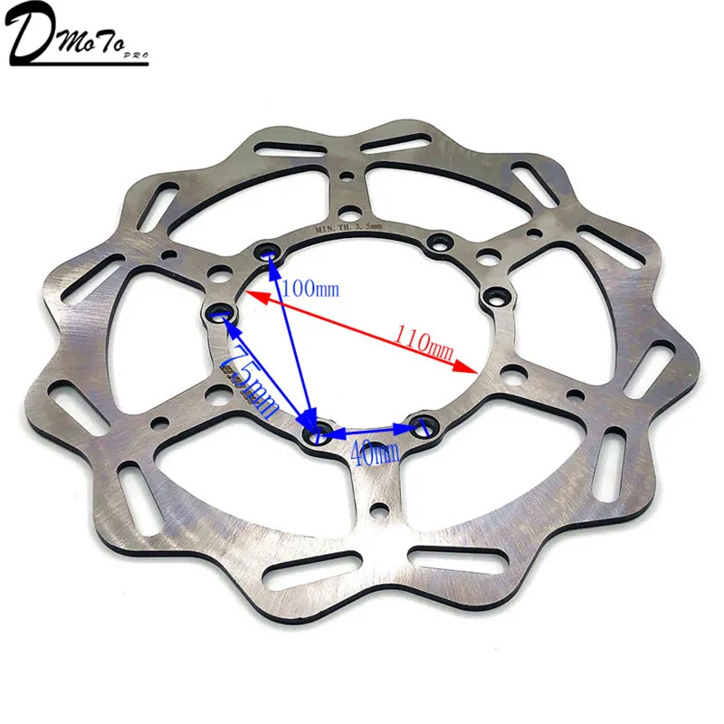 270 мм ротор дисковых передних тормозов CR CRF CR125 CR250 CR500 CRF250R CRF250X CRF450R CRF450X ENDURO supermotard Байк