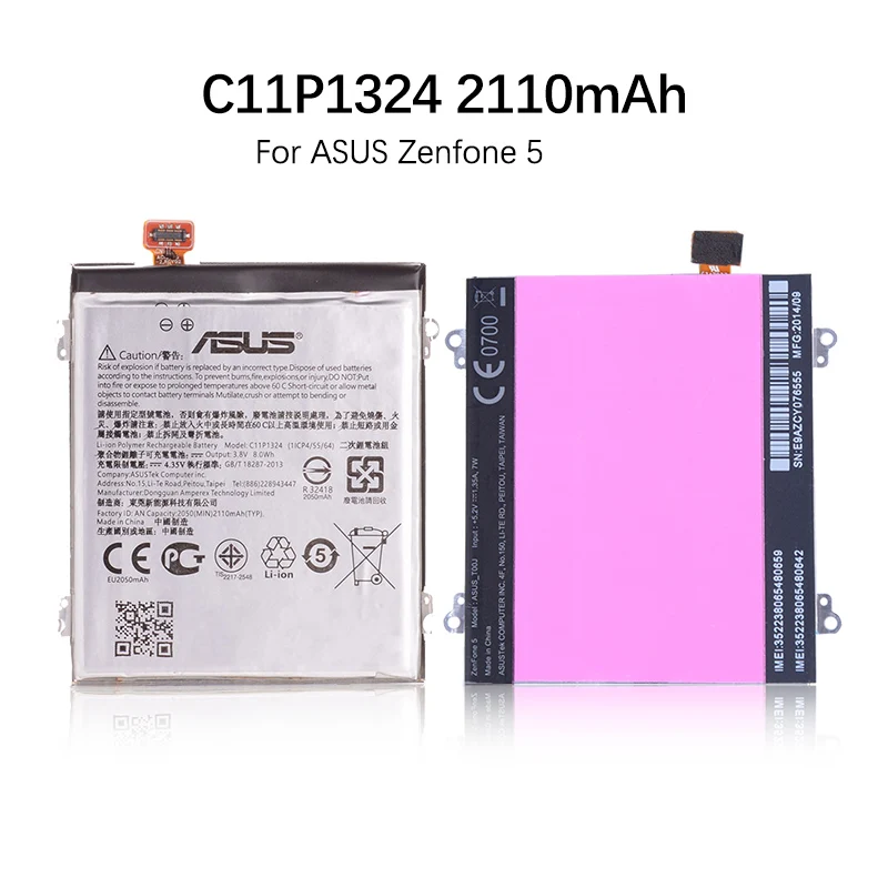 Батарея для ASUS ZenFone 5 A500G Z5 A500 A500CG A501CG A500KL T00F T00J C11P1324 сменный полный Ёмкость 2900 мА-ч
