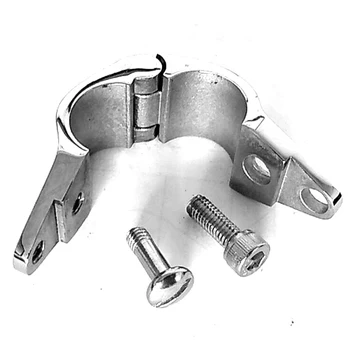 

Pipe Clamp Screw Tie Fittings Hardware Yacht Durable Stainless Steel Clip Fixing Corrosion Resistant Marine Connector Threaded