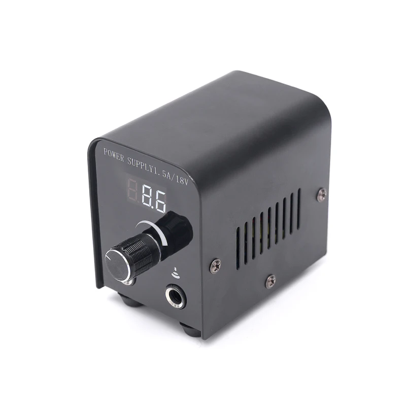 1pcs New Arrival Professional Premium Tattoo Power Supply Double LCD Monitor Clip Cord Line for Foot Pedal Switch Machine tattoo | Красота и